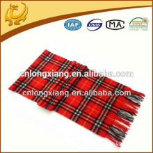 Scottish Woven Scarves Wholesale 100% Cashmere Material Real Cashmere Scarf For Men And Women